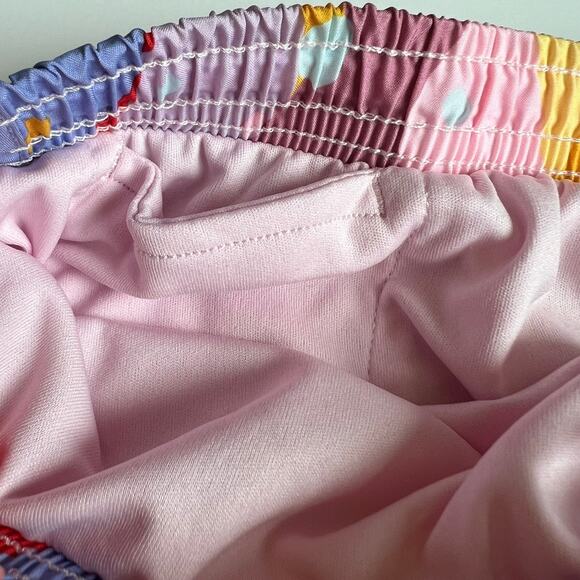 Nike Athletic Shorts & Striped Sports Bra - Picture 10 of 14